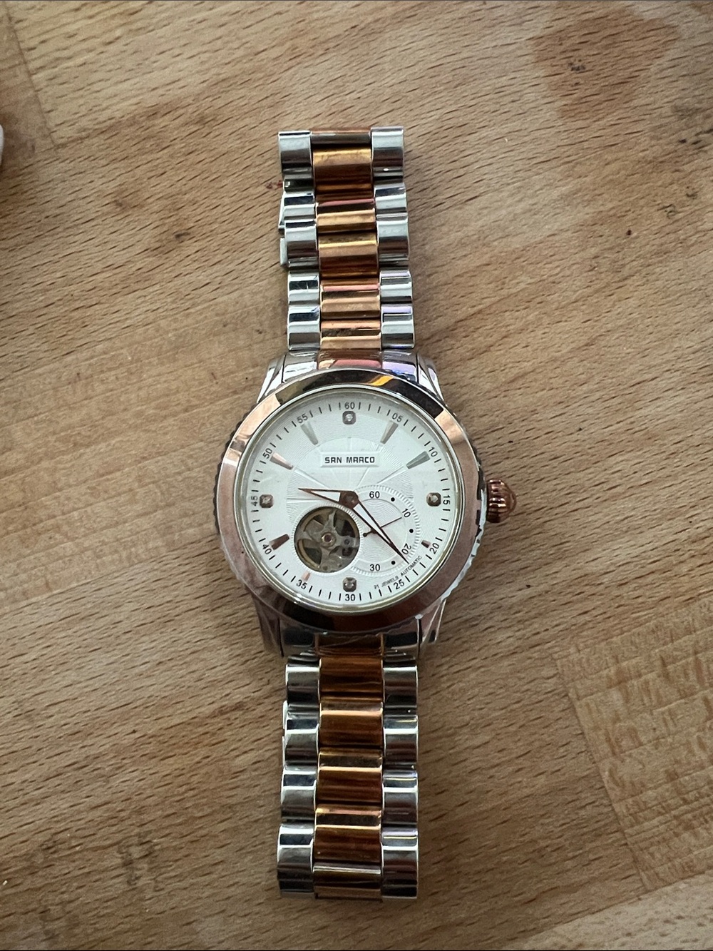 San Marco Two-Tone Automatic Wristwatch